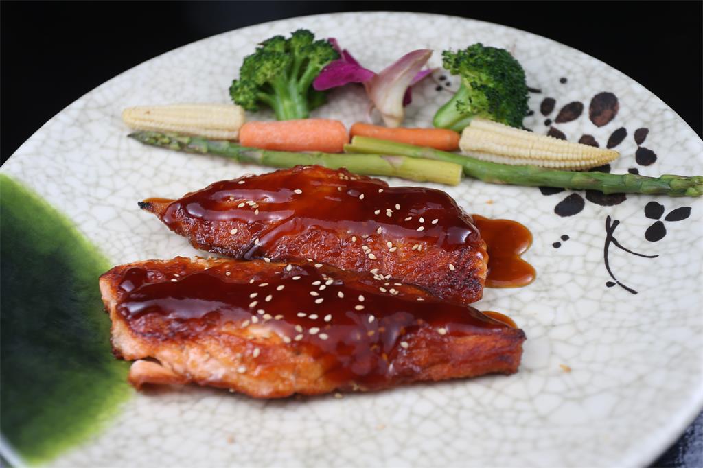 8. teriyaki salmon